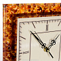 Часы настенные из янтаря квадратные, фотография 3. Интернет-магазин ЛАВКА ПОДАРКОВ