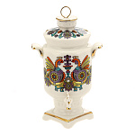 0069390 Гжель Сувенир "САМОВАРЧИК" в цвете