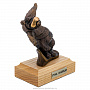 Бронзовая статуэтка "Мишка-сноубордист", фотография 2. Интернет-магазин ЛАВКА ПОДАРКОВ