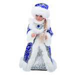 Новогодняя кукла "Снегурочка" с музыкальным механизмом