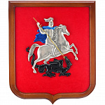 Панно "Герб Москвы" 45 х 56 см