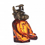 Сувенир с янтарем "Бык египетский 2", фотография 1. Интернет-магазин ЛАВКА ПОДАРКОВ
