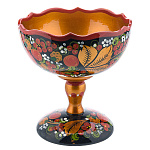 0020293/17*17см Хохлома КОНФЕТНИЦА  в ассортименте 17*17см