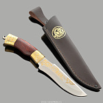 9475 Златоуст Сувенирное оружие НОЖ "Глухарь" НС-24 (украшенная рукоять) 