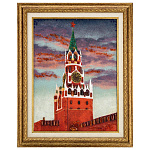 300103-НП30*40см Картина янтарная  "Спасская башня"