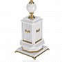 Настольная лампа из натурального камня. Белый мрамор, фотография 4. Интернет-магазин ЛАВКА ПОДАРКОВ