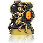 0045969/1003 Сувенир Магнит Банщица Сувенир (белый)