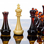 Шахматы с инкрустацией и фигурами из янтаря "Кристалл" 42х42 см, фотография 5. Интернет-магазин ЛАВКА ПОДАРКОВ