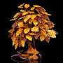 Денежное дерево из янтаря (15 веток), фотография 1. Интернет-магазин ЛАВКА ПОДАРКОВ