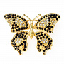 Брошь "Бабочка" Традиции Фаберже, фотография 2. Интернет-магазин ЛАВКА ПОДАРКОВ