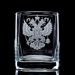 Стакан для виски "Герб РФ". 275 мл.