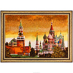 Картина янтарная "Сердце Москвы" 60х80 см