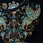 Сумка "Бабочки". Темно-синяя, фотография 6. Интернет-магазин ЛАВКА ПОДАРКОВ