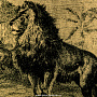 Картина на сусальном золоте "Лев на скале" 35х46 см, фотография 3. Интернет-магазин ЛАВКА ПОДАРКОВ
