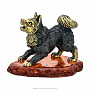 Статуэтка с янтарем "Собака Лайка", фотография 2. Интернет-магазин ЛАВКА ПОДАРКОВ