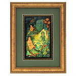 0060980/45*35см  Лаковая миниатюра Палех ПАННО "Каменный цветок" Фомина в П/У