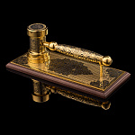 Молоток судейский с позолотой и гербом. Златоуст