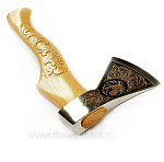  Златоуст ТОПОРИК золоченый с резной ручкой в ПУ