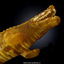 Статуэтка из янтаря "Крокодил", фотография 9. Интернет-магазин ЛАВКА ПОДАРКОВ