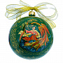 Новогодний елочный шар с росписью "Жар-птица", фотография 4. Интернет-магазин ЛАВКА ПОДАРКОВ