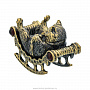 Статуэтка с янтарем "Кот на софе", фотография 3. Интернет-магазин ЛАВКА ПОДАРКОВ