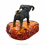 Статуэтка с янтарем "Собака Песик", фотография 4. Интернет-магазин ЛАВКА ПОДАРКОВ