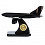 Часы настольные из натурального камня "Самолет", фотография 1. Интернет-магазин ЛАВКА ПОДАРКОВ