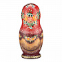 Матрешка "Гуляние. Зима" 10 мест, фотография 2. Интернет-магазин ЛАВКА ПОДАРКОВ