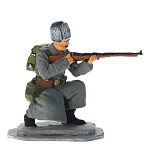 0042571-цвет Ол.миниатюра Серия ПМВ "Рядовой РИА в шинели на колене" арт.1075