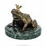 Бронзовая статуэтка "Лягушка-царевна", фотография 5. Интернет-магазин ЛАВКА ПОДАРКОВ
