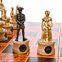 Шахматы деревянные "Полтава" с фигурами из цинкового сплава с чернением, фотография 5. Интернет-магазин ЛАВКА ПОДАРКОВ
