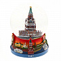 Сувенир новогодний снежный шар "Москва. Спасская башня", фотография 2. Интернет-магазин ЛАВКА ПОДАРКОВ