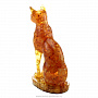 Скульптура из янтаря "Кошка Бастет", фотография 5. Интернет-магазин ЛАВКА ПОДАРКОВ