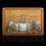 0066091 /42*29см Икона подарочная"Тайная Вечерия"мор.дуб  в ПУ (RTI-707.m)