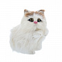 Игрушка из меха "Пушистая кошка", фотография 4. Интернет-магазин ЛАВКА ПОДАРКОВ