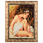 Картина янтарная "Красавица" 30х40 см, фотография 1. Интернет-магазин ЛАВКА ПОДАРКОВ