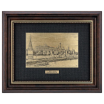 /17*22см Офорт черно-белый "МОСКВА" 