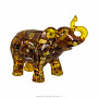 Статуэтка из янтаря "Слон", фотография 2. Интернет-магазин ЛАВКА ПОДАРКОВ