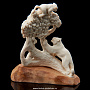 Скульптура из кости "Леопард", фотография 1. Интернет-магазин ЛАВКА ПОДАРКОВ