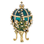 Пасхальное яйцо-шкатулка "Ландыш". Традиции Фаберже