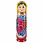 Футляр для бутылки 0,5 л "Матрешка Семеновская", фотография 4. Интернет-магазин ЛАВКА ПОДАРКОВ