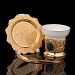 Кофейная пара "Малахит". Златоуст