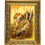 Картина янтарная "Охота", фотография 1. Интернет-магазин ЛАВКА ПОДАРКОВ