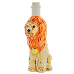 -0,05л Фарфор МИНИ-ШТОФ "Лев" в цвете и золоте  0,05л 5096