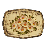 Поднос с авторской росписью "Ромашки" 45х32 см