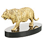 Бронзовая статуэтка с позолотой "Тигр", фотография 4. Интернет-магазин ЛАВКА ПОДАРКОВ