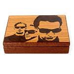 Шкатулка деревянная "Depeche Mode" 20х14 см