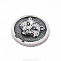 Монета на удачу "Тигр" из серебра 925*, фотография 1. Интернет-магазин ЛАВКА ПОДАРКОВ