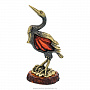 Статуэтка с янтарем "Птица аист", фотография 3. Интернет-магазин ЛАВКА ПОДАРКОВ