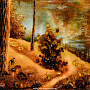 Картина янтарная "У лесного озера" 60х40 см, фотография 3. Интернет-магазин ЛАВКА ПОДАРКОВ